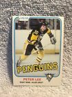 1981-82 O-Pee-Chee 81 OPC NHL Hockey Cards #258 PETER LEE - PENGUINS 