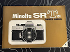 Original Minolta SRT 101 Camera Instruction Manual English