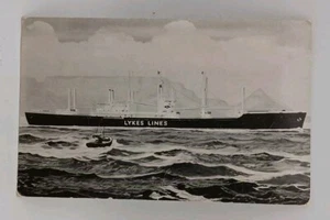 LYKES Bros Steamship Co. American Flag Cargoliners Unposted Postcard - Picture 1 of 2