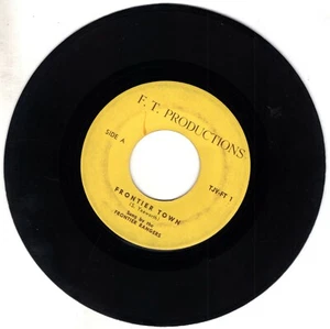 FRONTIER RANGERS Just A Waitin' And Wonderin' / Frontier Town MOVIE THEME? 45 7" - Imagen 1 de 2