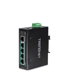 TRENDnet TI-PG50 5-Port-gehärteter industrieller nicht verwalteter Gigabit-Switc - Afbeelding 1 van 10