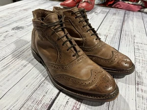 Botas Allen Edmonds Hombre Talla 8 B Punta de Ala Excelente Estado  - Imagen 1 de 10
