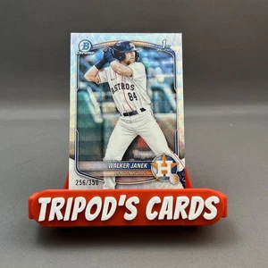2025 Bowman Chrome 1st Walker Janek #BCP-15 rifrattore onda #256/350 Hou Astros - Foto 1 di 2
