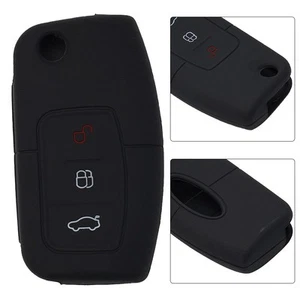 Brandneu Schlüsseltasche AUTO Fiesta Für Ford Schlüssel Schlüsselhalter - Picture 1 of 13