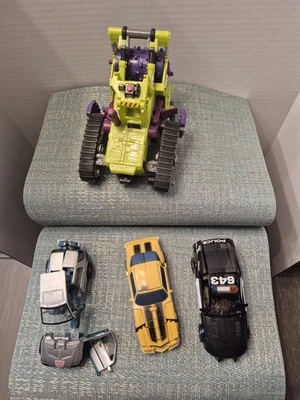 Vintage Transformers Max-con Scavenger, Bumble Bee, Barricade, Rider X Brawn - Image 1 of 4