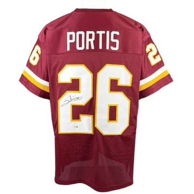 Clinton Portis autographed signed jersey Washington Redskins JSA Miami Huricanes - Image 1 of 4