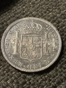 1772 Mo Silver 8 Reales Mexico - Picture 1 of 3