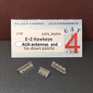 Antenas auxiliares y puntos de amarre CAT4 1/48E-2 Hawkeye R48114 - Imagen 1 de 4