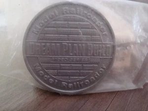 Model Railroader Dream Plan Collector Series Fort Demonstration 103 Metal Coin - Picture 1 of 2