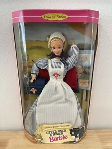 1995 Civil War Nurse BARBIE ~ American Stories Collection NIB - Picture 1 of 9