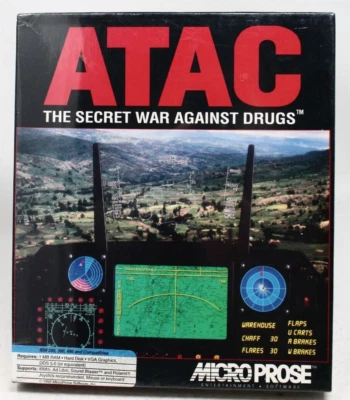 ATAC: The Secret War Against Drugs (PC, 1992) - Big Box -New Sealed - Image 1 of 4