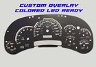 Silverado SS Cluster Face Overlay LED Ready Fits 03-05. WHITE FACE
