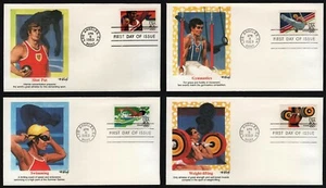 #C105-C108 40c 1984 Summer Olympics, Fleetwood FDC **ANY 5=FREE SHIPPING** - Bild 1 von 5