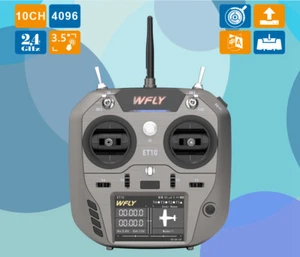 WFLY ET10 2.4GHz RC Controller Remote Controller for FPV Fixed Wing Drones os67 - Picture 1 of 9