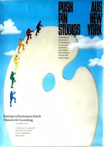 Original vintage poster PUSH PIN STUDIOS NYC EXPO ZURICH 1981 - Picture 1 of 1