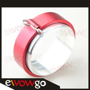 3.5'' Quick Release Heavy Duty V Band Clamp Kit For Intake Intercooler Pipe Red - Picture 1 of 6