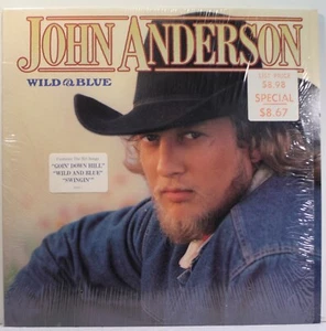 John Anderson Wild & Blue LP 1982 [Warner Bros. 1-23721] Open Shrink - Imagen 1 de 6