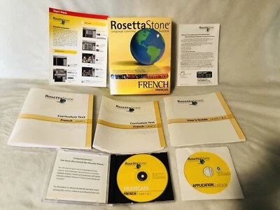 Rosetta Stone LEARN FRENCH Levels 1 + 2 - Image 1 of 4