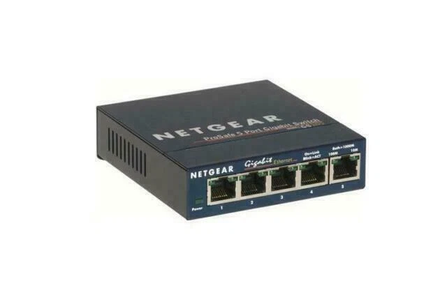 NETGEAR ProSafe GS105 5 Port Gigabit Desktop Switch - Image 1 of 1