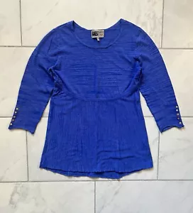 Habitat Clothes To Live In Shirt Small Blue Womens Pullover Cotton Nylon Comfort - Picture 1 of 17