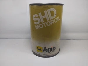 Vintage AGIP SHD Motor Oil Nos Just Can - Picture 1 of 8