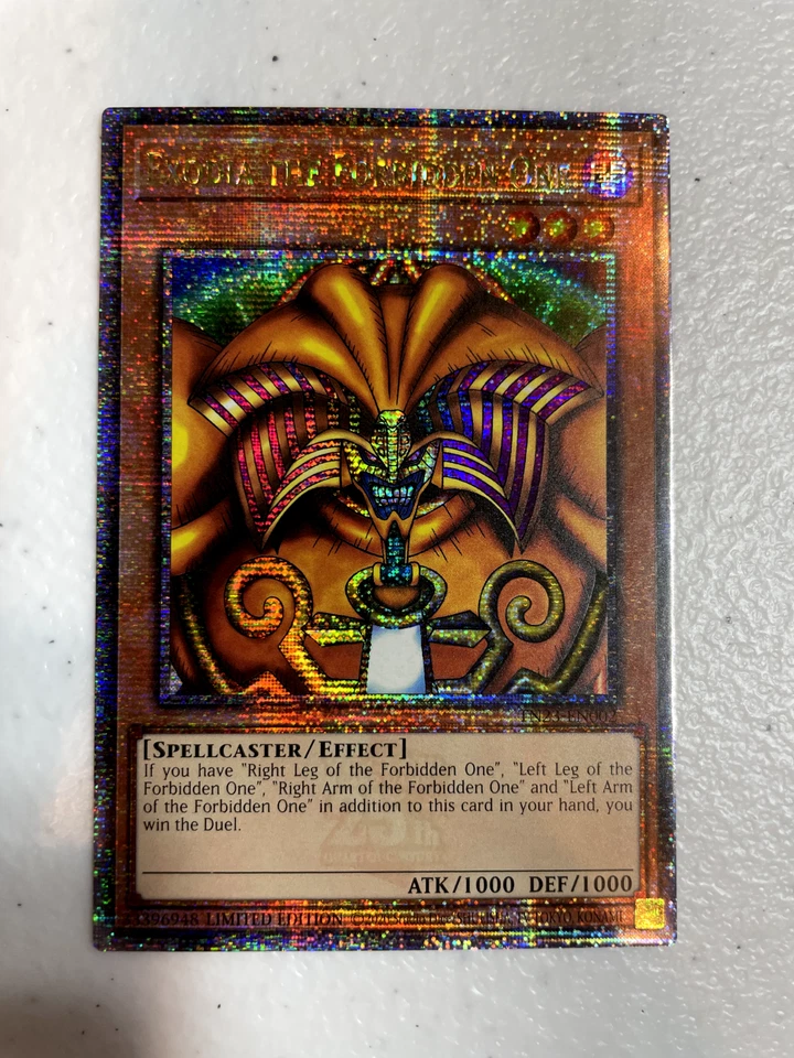 yugioh exodia the forbidden one quarter century secret rare tn23-en002 TN23 - Image 1 of 1