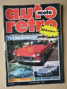 Auto Rétro n°46, Alfa Romeo 2.0 Spider, Corvette Sting Ray, Cottin &amp; Des Gou - Imagen 1 de 1