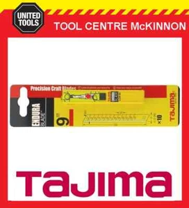 10 x TAJIMA ENDURA 9mm SNAP OFF UTILITY KNIFE BLADES – LCB30C - Picture 1 of 2