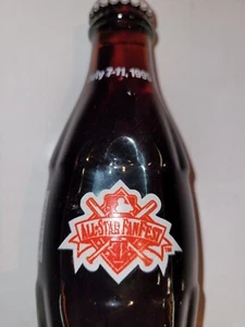 Coca Cola 8 ounce Bottle Coke All Star Fanfest MLB Baseball Unopened - Picture 1 of 2