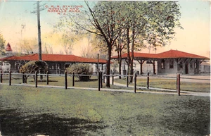 1911 CRR Stationen Roselle & Roselle Park NJ Postkarte - Bild 1 von 2