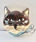 Babbacombe Pottery     String Dispenser  Cat   Siamese  with Blue bow
