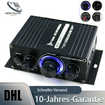 12V Mini 400W HIFI Digital Stereo Audio Verstärker AMP Auto Verstärker FM Radio - Bild 1 von 4