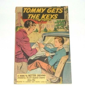 Tommy Gets The Keys 1959 - BF Goodrich - Safe Driving Promo Comic - Bild 1 von 3