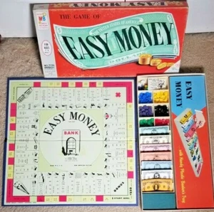 Vintage Easy Money Buying & Selling Game # 4620 Milton Bradley Age 7+ Complete - Picture 1 of 10