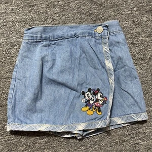 Vintage Mickey Co Mickey Minnie Mouse Skirt Skort Kids Girls Skort Shorts Size 4 - Picture 1 of 10