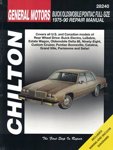 Chilton Repair Manual: Buick, Oldsmobile & Pontiac Full Size Cars 1975-1990. - Picture 1 of 1