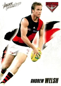 2010 ESSENDON BOMBERS AFL Card ANDREW WELSH Prestige - Picture 1 of 2