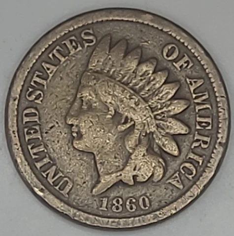 1860 Indian Head Penny Cover