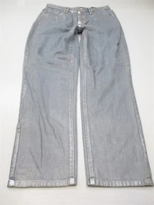 pantalone jeans donna MOSSIMO taglia 6 piatto davanti cotone slim argento blu nuovo - Foto 1 di 6