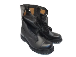 Corcoran Men's 10" Leather Side Zip Combat Boots 985 *Made In USA* Black 10.5M - Picture 1 of 7