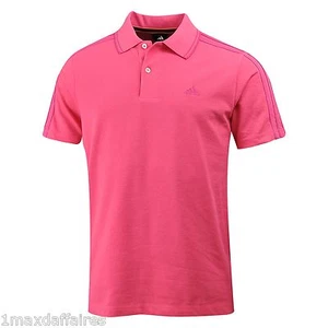 Polo ADIDAS Aess 3S HOMME T. S M CLIMALITE COTON Essencials Training Sport Golf - Picture 1 of 1