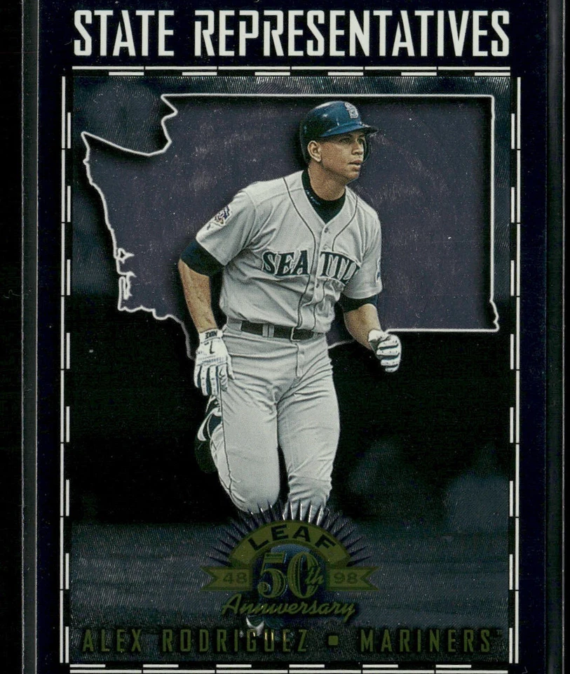 1998 Leaf State Representatives Alex Rodriguez #03 /5000 Mariners - Image 1 of 2