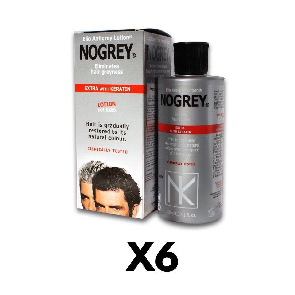 X6 Nogrey Extra Keratin Lotion Antigray Hair Keratin 6.8oz 6PZ - Image 1 of 1