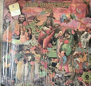 Vintage Vinyl Iron Butterfly, 1970, #3313, Original Shrink Wrap, - Picture 1 of 5