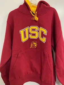 USC Trojans NCAA Pullover Rojo Sudadera con Capucha Edición Equipo Para Hombre Mediano - Imagen 1 de 3