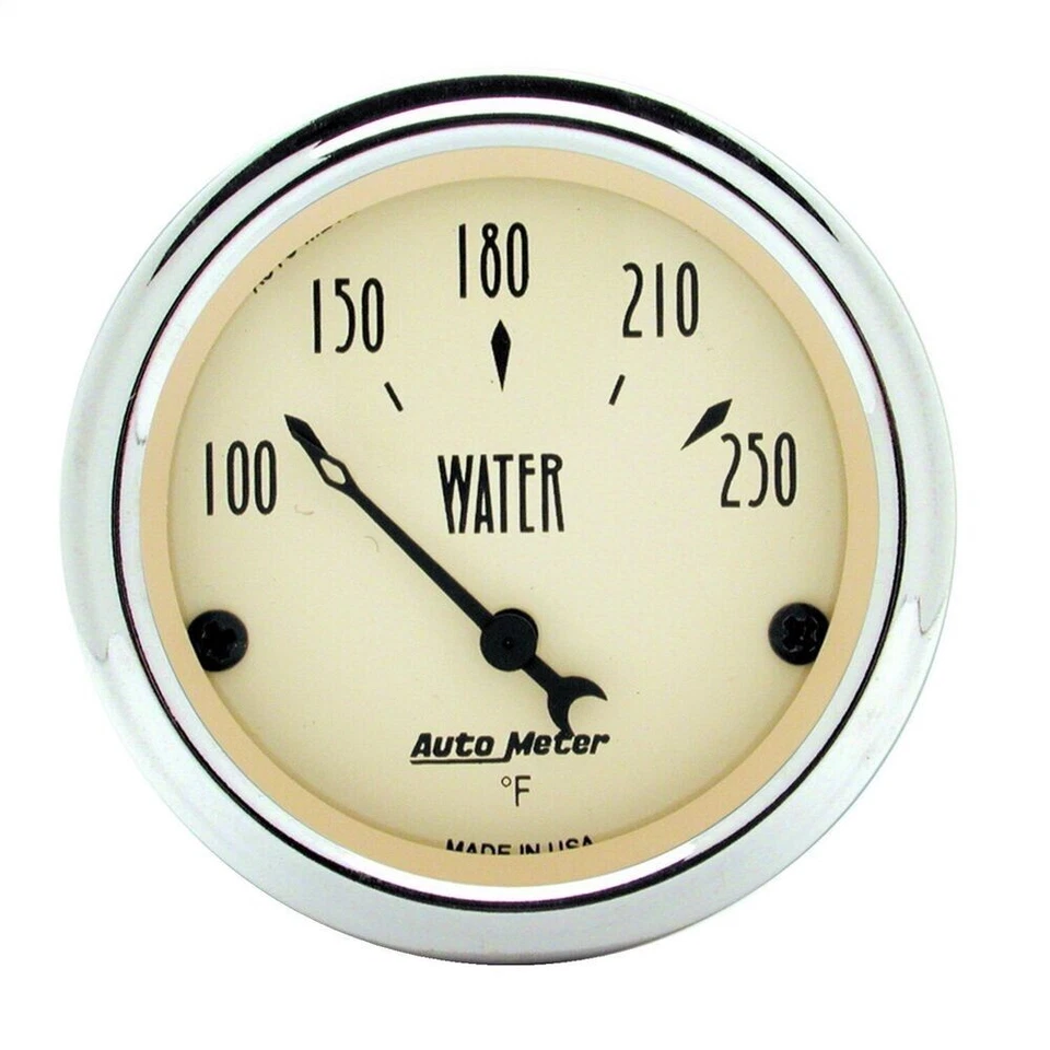 AutoMeter 1837 Antique Beige Water Temperature Gauge - Image 1 of 2