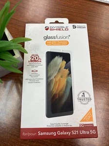 ZAGG InvisibleShield GlassFusion+ for Samsung Galaxy S21 Ultra 5G NEW - Zdjęcie 1 z 4