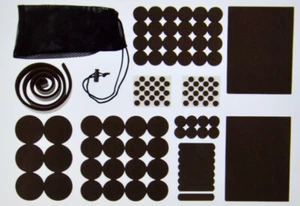 Kit grande de fieltro SoftTouch autoadhesivo para muebles HD de 108 piezas. #4714695N - Imagen 1 de 5