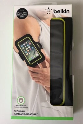 Belkin Sport Fit Armband - for iPhone - 8 Plus , 7 Plus ,6s Plus, 6 Plus - Image 1 of 4