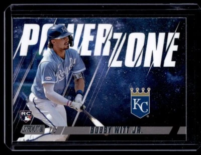 2022 Topps Stadium Club Power Zone Bobby Witt Jr. RC Kansas City Royals #PZ-19 - Image 1 of 2